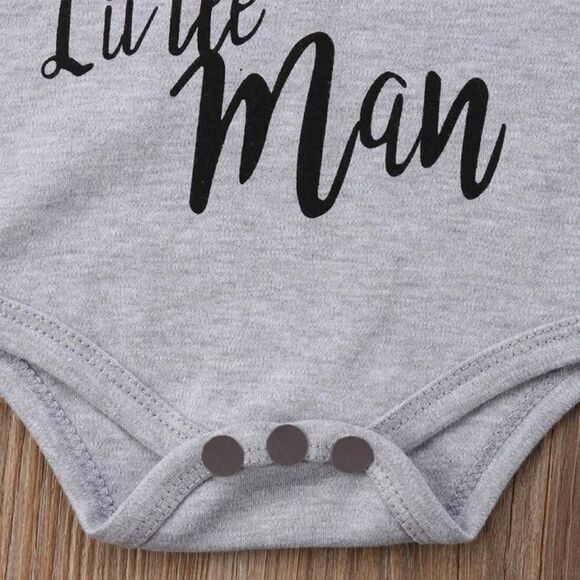 AUNTIE’S LITTLE MAN Onesie 6-9 Months - Picture 3 of 5